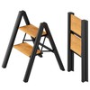 SOLADDER 2 Step Ladder, Anti-Slip and Lightweight Foldable Step Stool