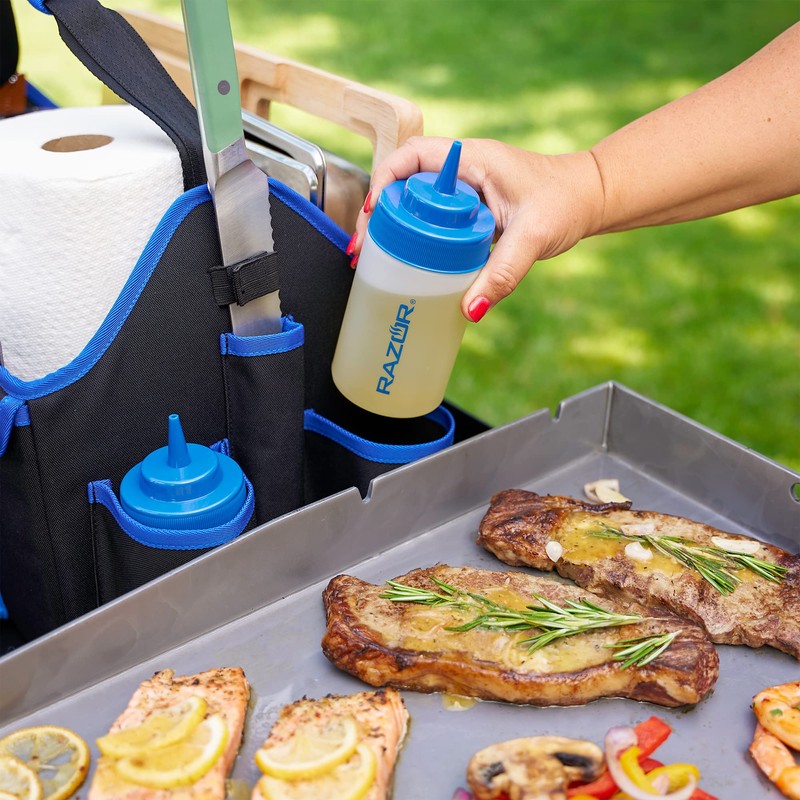 Mr. Bar-B-Q Razor Heavy-Duty Griddle Tool Caddy