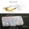 Sougayilang Jigs Fishing Lures Sinking Metal Spinner Bait Micro Jigging