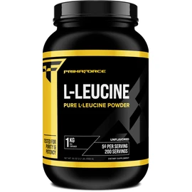 Primaforce L-Leucine Pure Powder 1 KG (2.2lbs) - Non-GMO, Gluten Free, 200 Servings