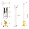 YAUNGEL Window Candles, 10 Pack LED Battery Operated Christmas Candles
