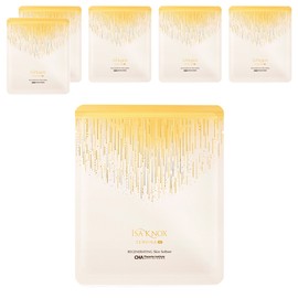 Isa Knox Tervina AD Regenerating Gold Ampoule Mask, 1 Pack, 6 Packs / 이자녹스 테르비나 AD 리제너레이팅 골드 앰플 마스크, 1개입, 6개