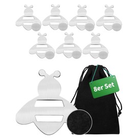 NETONDA 8 x Tablecloth Weights Outdoor Magnets Tablecloth Weights Outdoor Tablecloth Holder Outdoor Tablecloth Weight Extra Heavy Tablecloth Weights Stainless Steel Tablecloth Clips