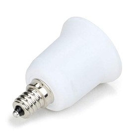 (3pcs) YiLighting - E12 Candelabra Screw to E26/E27 Standard Medium Edison Screw Base Socket Reducer Adapter Converter (E12 to E26/E27 Adapter)