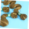 Minkissy 3pcs Body Wave Hair Bundles Unprocessed Synthetic Extensions Lightweight