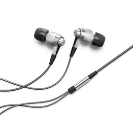 Denon AH-C720SREM AH-C720 Earphones, In-Ear Type, High Resolution Compatible, Dynamic Type, Silver