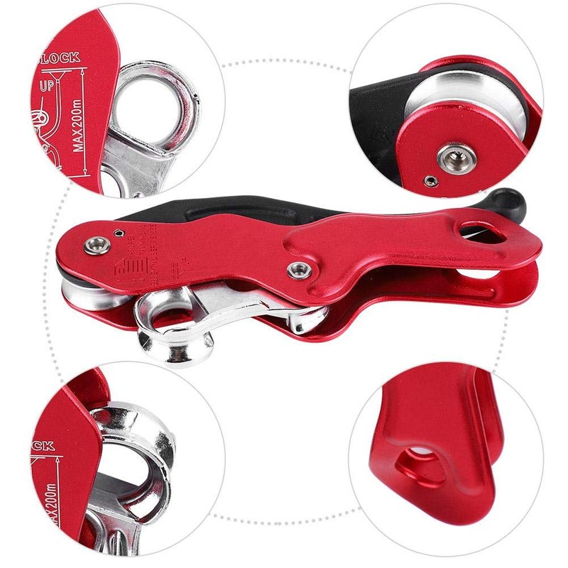 Descender Rappelling Descender Self Braking Descender High Strength Durable 10-12mm