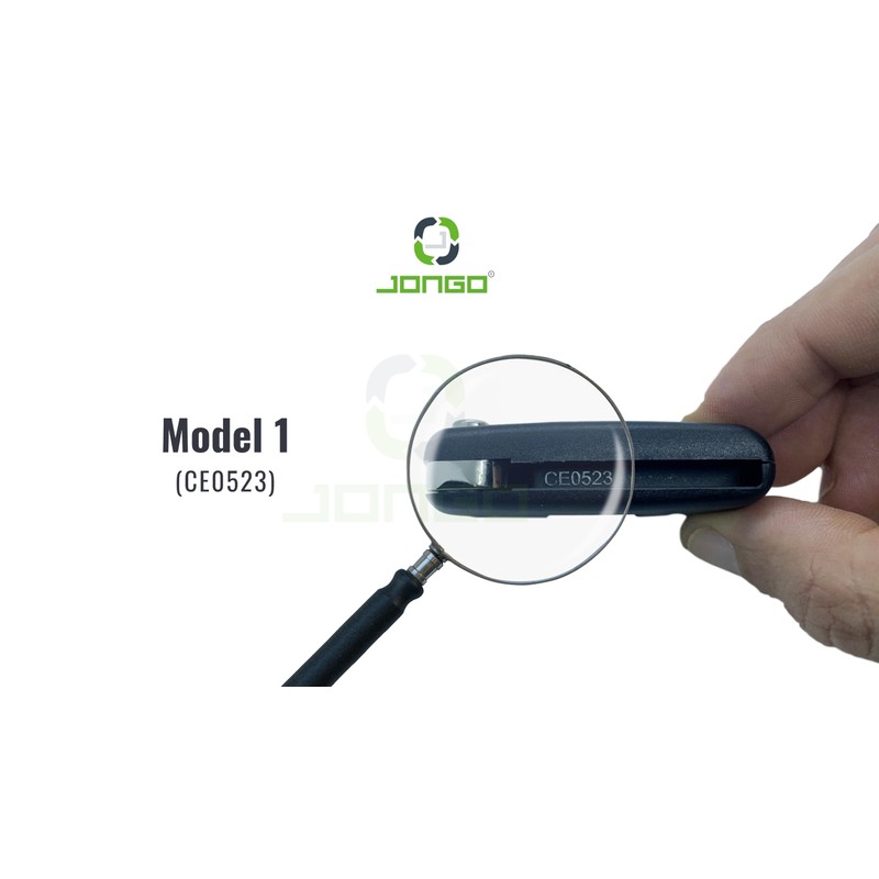JONGO - Car Key Shell with Blade Compatible with Citroën