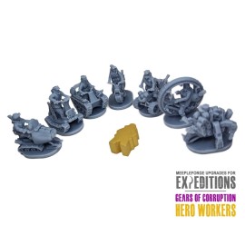 Stonemaier Games Scythe Expeditions: Gears of Corruption 30pcs GREY UPGRADE SET