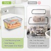 OTraki Bread Storage Container 2 Pcs Bread Boxs for Kitchen