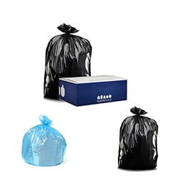 Plasticplace 5-Pack of Trash Bags: 33 Gallon Recycling Bag, 55-60 Gallon Trash Bags, and 95-96 Gallon Garbage Can Liners