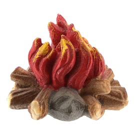 Kostner Grödnertal Campfire for Nativity Scene Wood 12 cm