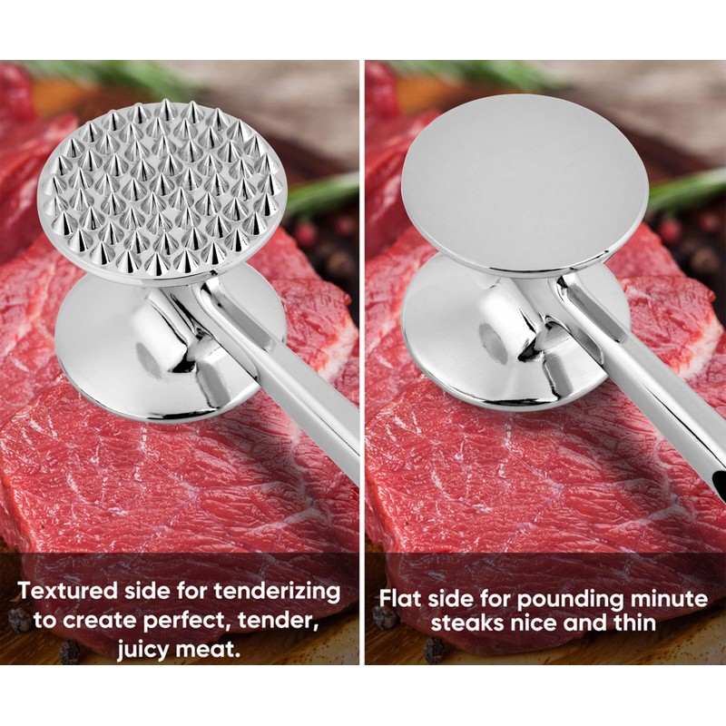Aliglow Meat Tenderizer Hammer Tool Mallet Pounder for Kitchen Tenderizing