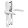 Bwintech UPVC Door Handle, White, 92mm Backset, 210mm Screw Spacing,