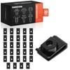 A-Premium 30PCS Nylon License Plate Bracket U-Nut Retainer Clips Compatible