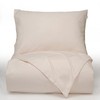 Plain Dyed Cotton Percal Cream 200TC Flat Sheet 210 x