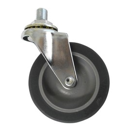 Uei Caster: L Series LT Type Free-Caster Elastomer Car Wheel Diameter 2.9 inches (75 mm) Screw Size M12 x 14 Pitch: 0.5 inches (1.25 mm) Manufacturer Model: LT-75EL, M12 x 14