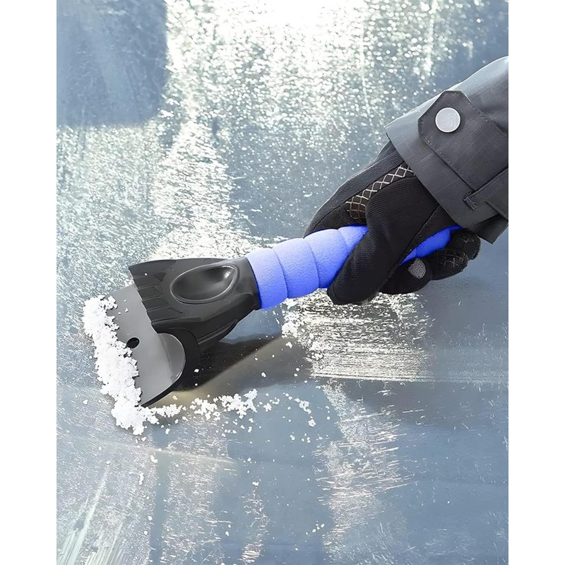 BPTRKOM Pack of 1 Ice Scraper - Ergonomic Snow Scraper