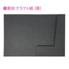 A4 Craft (Black) Pocket File with Business Card Slit [18