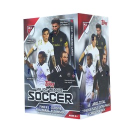 2021 Topps MLS Soccer Blaster Box of Packs with 4 Exclusive Foil Parallel Cards