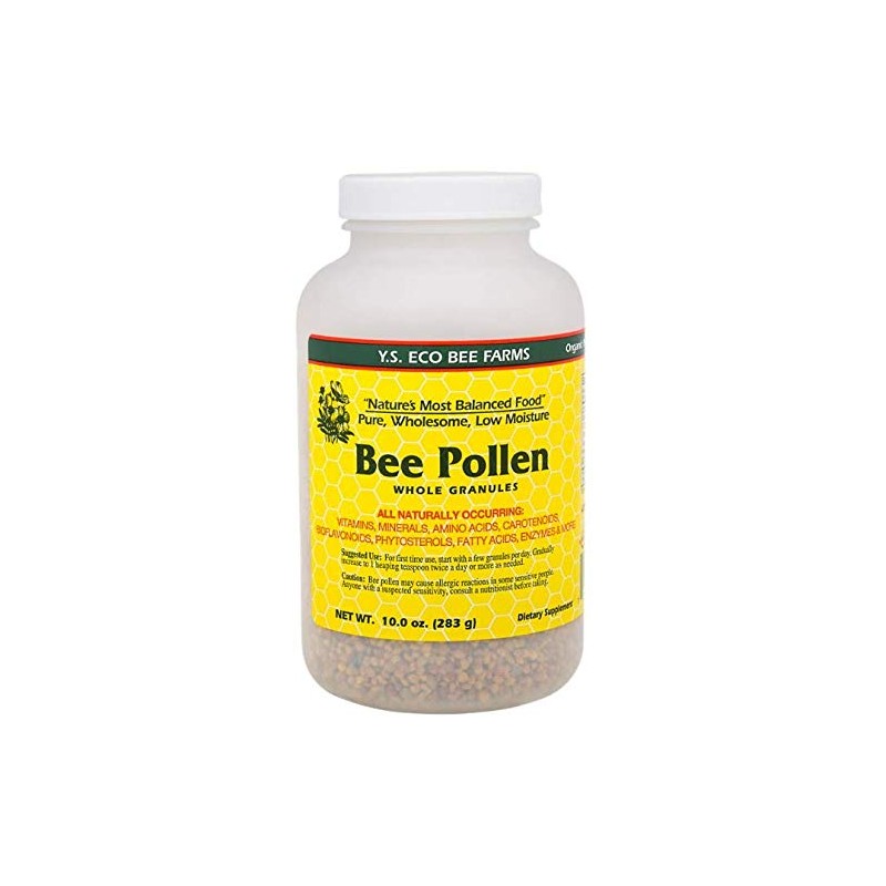 Bee Pollen - Low Moisture Whole Granulars - 10 oz