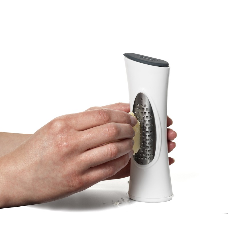 Zyliss Grate N' Shake Cheese Grater, Chocolate/Nut