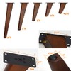 AKB Hardware 4 Pcs Set Solid Wood Furniture Legs –