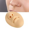 3D Silicone Nose Model for Piercing Practice and Display with