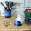 Nihow Pot Lid Holder: Stable Ceramic Pan Lid Holder for