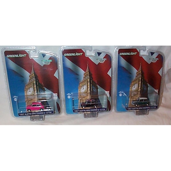 Greenlight Collectables Austin MINI C00PER S 1275 1967 3 piece