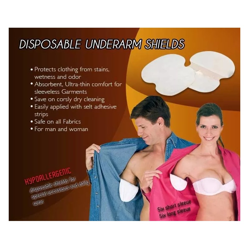 TechMel Parche Sudor Anti Mancha Playera Camisa Unisex 12 Piezas