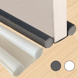 Door Gap Seal Weatherstrip (Wind Blocker, 930mm) Grey 2ea