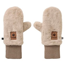 Cox Sportif LG4FAZ51L Women's Heat Navi Mittens, Heat Navigation, Thermal, Warm, Cold Protection, Both Hands, Golf, Gloves, BG00 (beige)