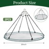 2 Pack Bird Seed Catcher Trays for Hanging Bird Feeder
