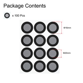 sourcing map 100 Pcs 3D Scanner Markers 16mm High Reflective 3D Scanning Dots 3D Tracking Dots Reference Point 3D Target Diffuse Reflection Markers for Laser 3D Scanners(16x25mm)