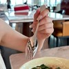 Ouliget Stainless Steel Spoon Fork,Long Handle Salad Forks,Food-grade Flatware Set