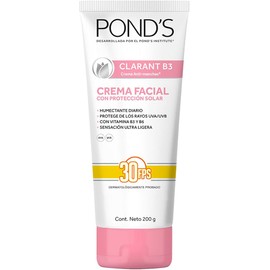 Pond's Crema Facial Clarant B3 con Factor de Protección Solar 30, 200 g