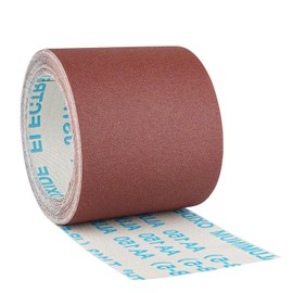 3 Inch x 32.8 Feet Sandpaper Roll 150 Grit Emery Cloth Roll with Box 75MM x 10M Aluminum Oxide Cloth Backed Sanding Paper for Metalworking, Polishing and Sanding