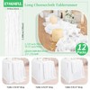 EVSGSONL 12 Pack Cheesecloth Table Runner 10ft,Gauze Fabric Table Runner
