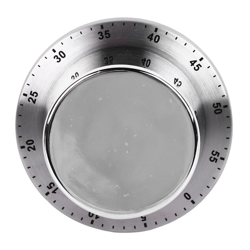 Kitchen Timer Stainless Steel Countdown Timer Clock Mechanical Kitchen Timer