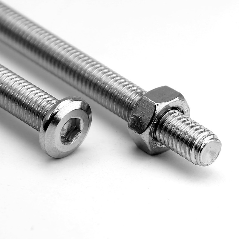 (8 Sets) M8 x 90 mm Allen Screws and Nuts