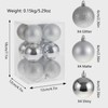 RELONGGI Christmas Ball Ornaments, 12pcs 6cm/2.36" Pre-Strung Xmas Tree Decorations，Holiday