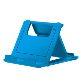 MYLB Cell Phone Stand, Universal Foldable Tablet Stand Multi-angle Pocket Desktop Holder Cradle (Blue)