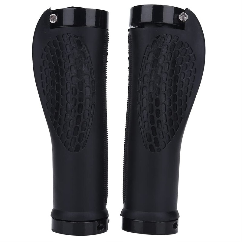 Tefola 1Pair Bicicleta Antideslizante Manillar Grips Ciclismo Mango Cubierta Grip(Black)
