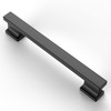 Asidrama 20 Pack 5 Inch(128mm) Matte Black Kitchen Cabinet Handles,