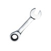 Fxionicon 12mm Stubby Ratchet Spanner, Ratcheting Combination Wrench, Short Fixed-Head