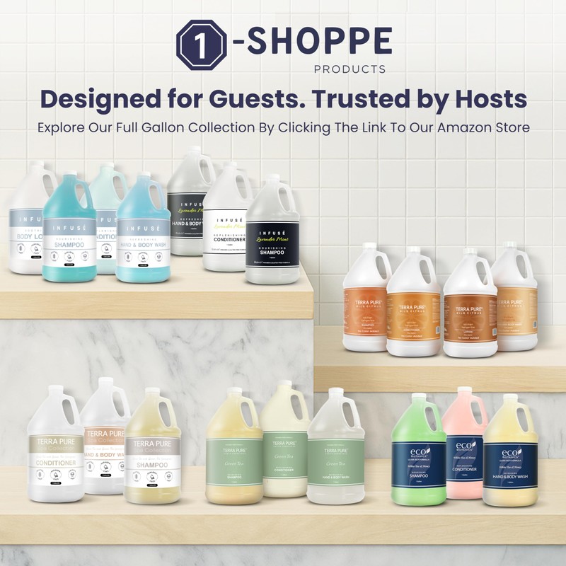Terra Pure Infuse Hotel Shampoo | 1 Gallon | Designed
