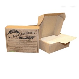 symbiotic products Eco Clean Laundry Sheets 50 Pack = 100 Loads | Zero Waste Plastic-Free Detergent