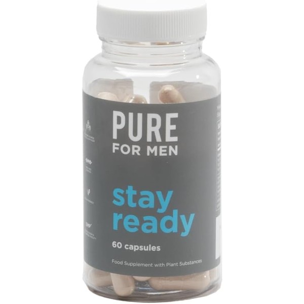 Pure for Men Original Cleanliness Stay Ready Fiber Supplement, 60