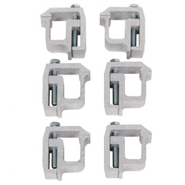 ECOTRIC 6PCs Truck Clamps Mounting Caps Compatible with Camper Shell Topper Canopy - Heavy Duty TL-2002-2 Packages